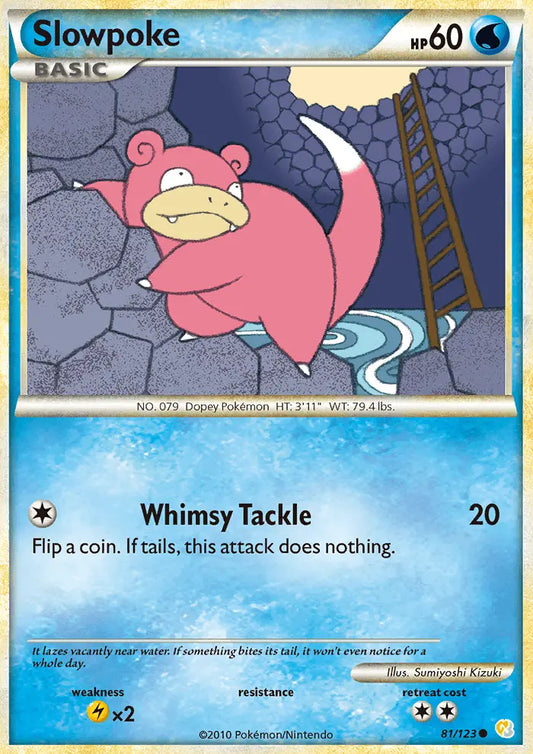 Slowpoke 81 HeartGold SoulSilver Pokesingles