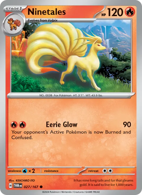 Ninetales 27 Twilight Masquerade Pokesingles