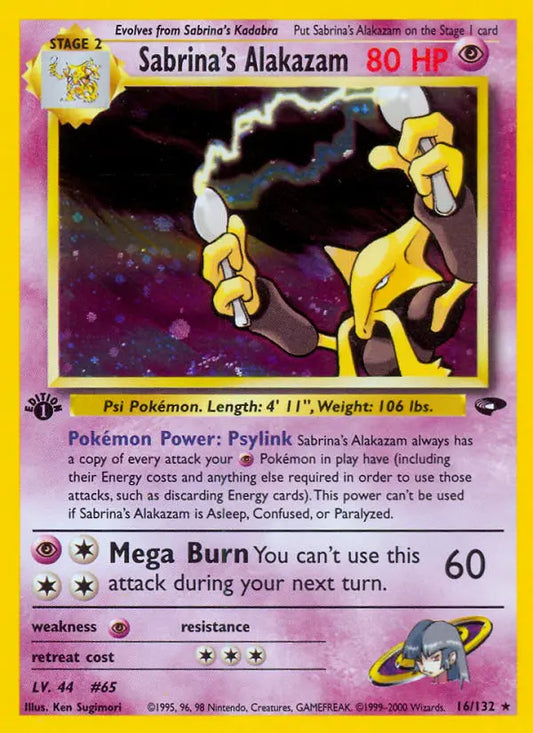Sabrina's Alakazam 16 Gym Challenge Pokesingles
