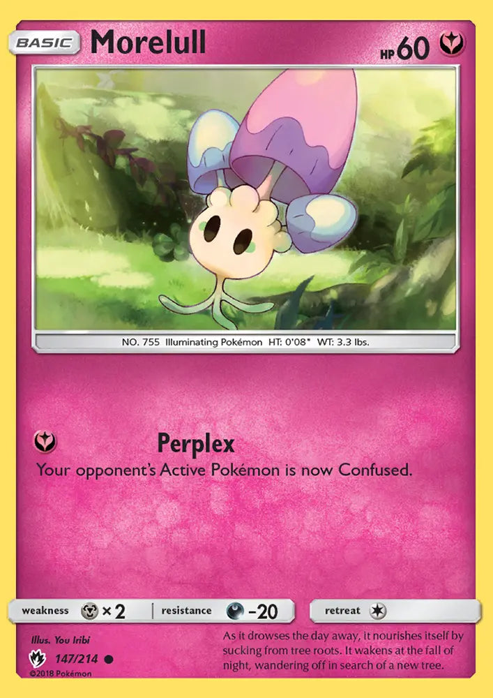 Morelull 147 Lost Thunder Pokesingles