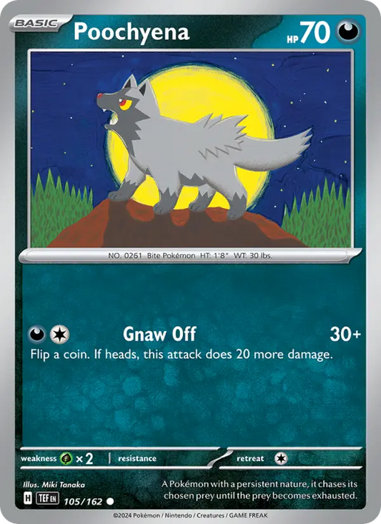 Poochyena 105 Temporal Forces Pokesingles