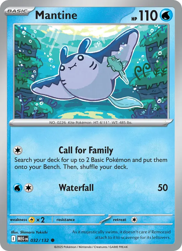Mantine 32 Mega Evolution Pokesingles