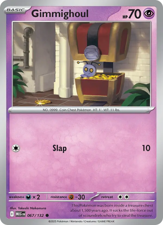 Gimmighoul 67 Mega Evolution Pokesingles