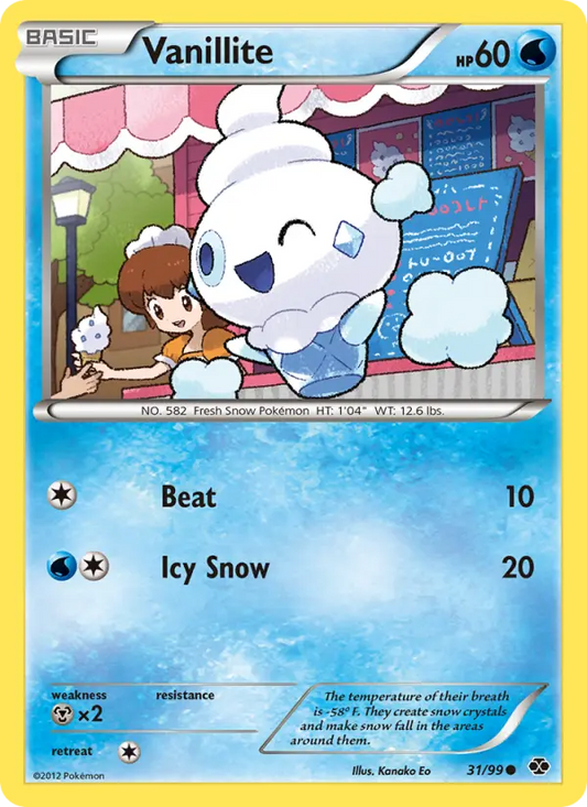 Vanillite 31 Next Destinies Pokesingles