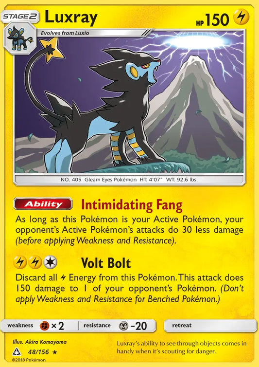 Luxray 48 Ultra Prism Pokesingles