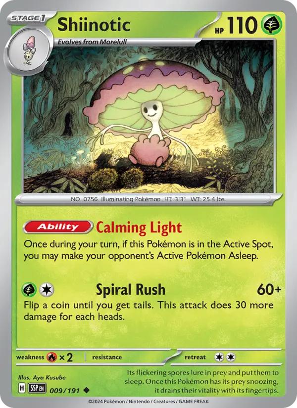 Shiinotic 9 Surging Sparks Pokesingles