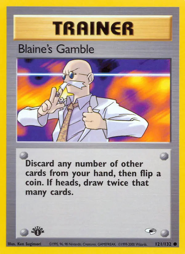 Blaine's Gamble 121 Gym Heroes Pokesingles