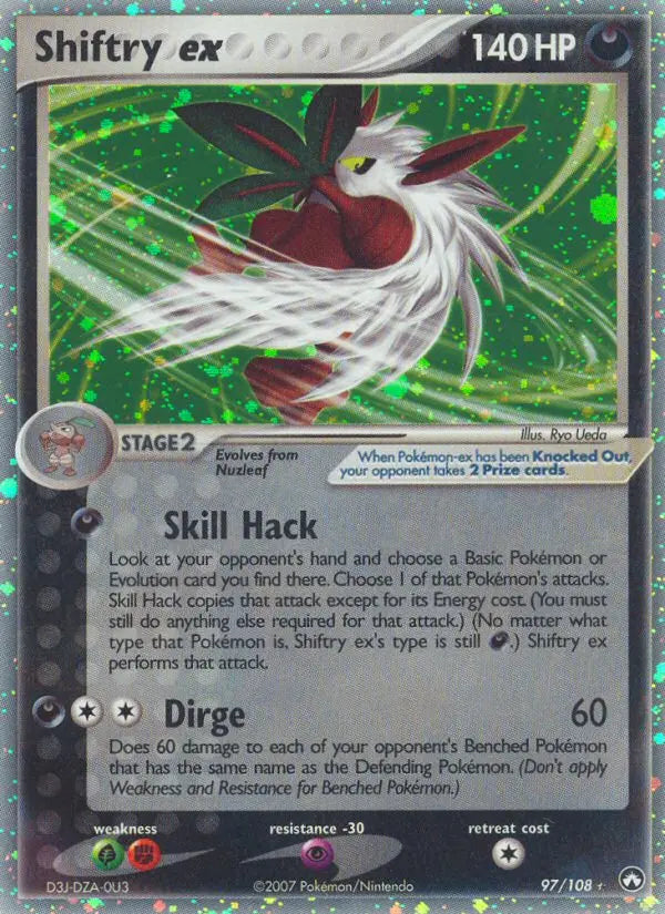 Shiftry ex 97 Power Keepers Pokesingles