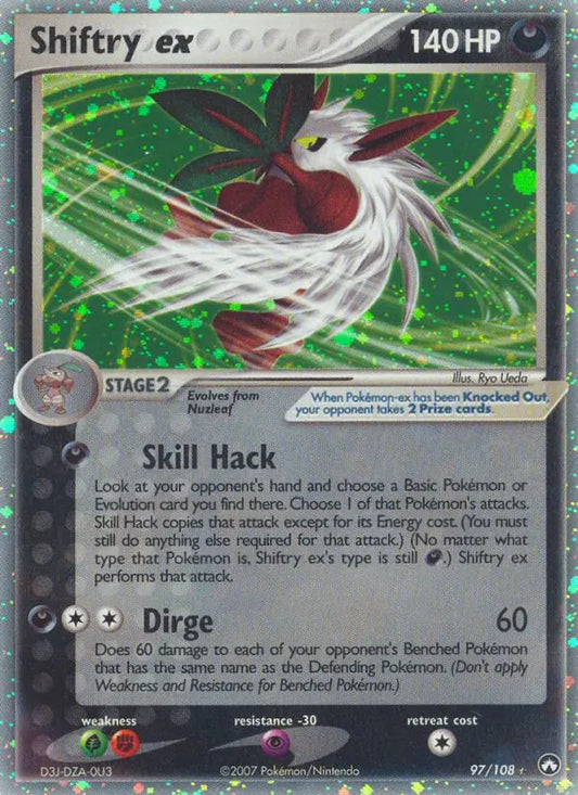 Shiftry ex 97 Power Keepers Pokesingles
