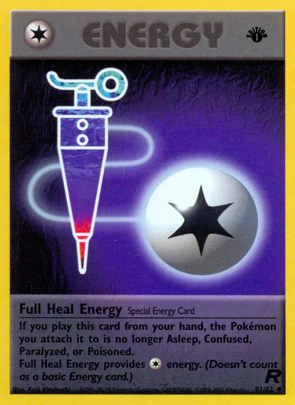 Full Heal Energy 81 Team Rocket Pokesingles