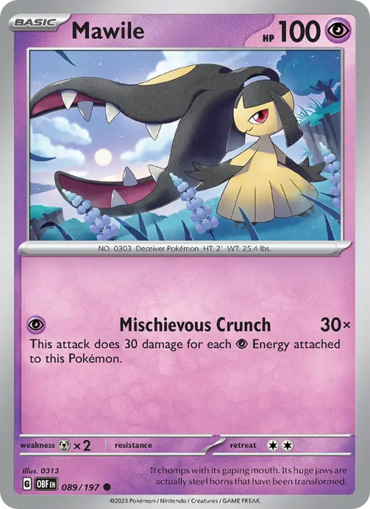 Mawile 89 Obsidian Flames Pokesingles