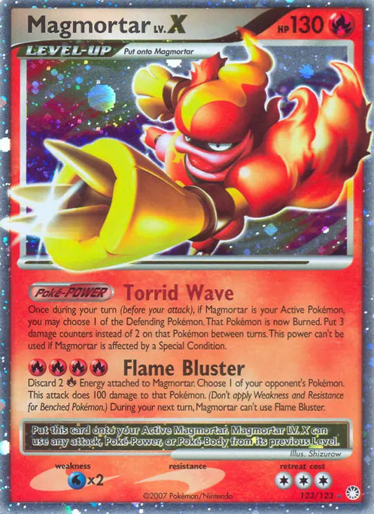 Magmortar 123 Mysterious Treasures Pokesingles
