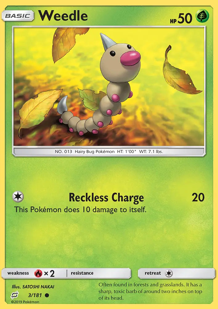 Weedle 3 Team Up Pokesingles