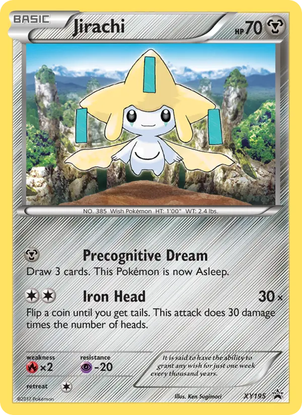 Jirachi XY195 XY Black Star Promos Pokesingles