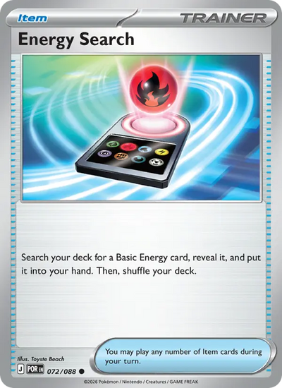 Energy Search 72 Perfect Order Pokesingles