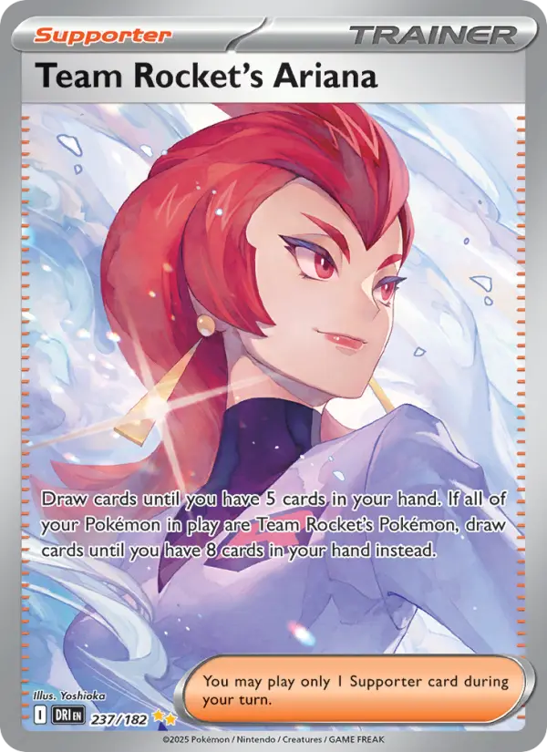 Team Rocket's Ariana 237 Destined Rivals Pokesingles