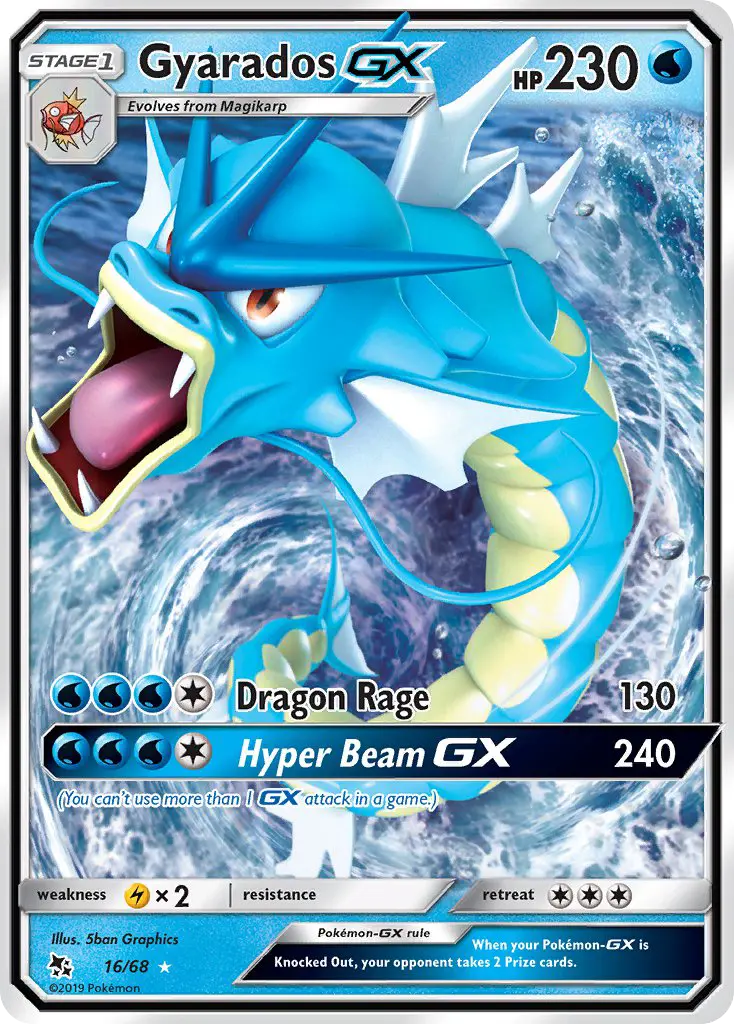 Gyarados GX 16 Hidden Fates Pokesingles