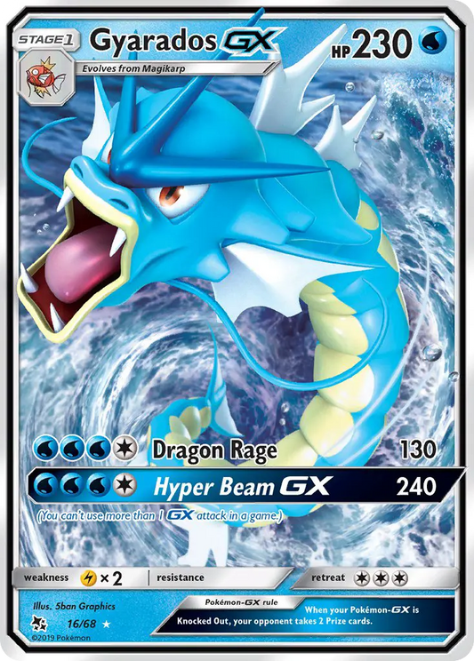 Gyarados GX 16 Hidden Fates Pokesingles
