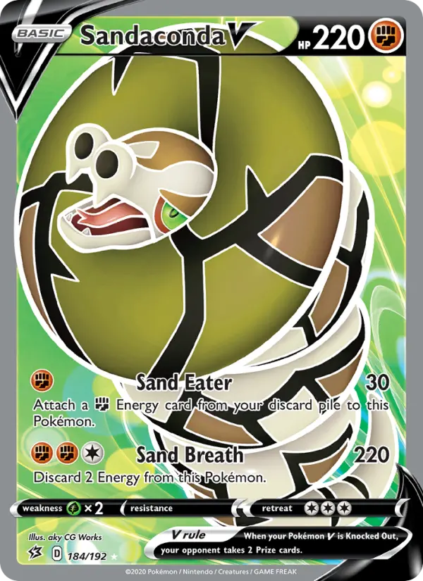 Sandaconda V 184 Rebel Clash Pokesingles