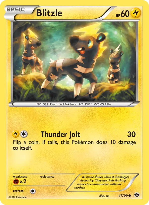 Blitzle 47 Next Destinies Pokesingles