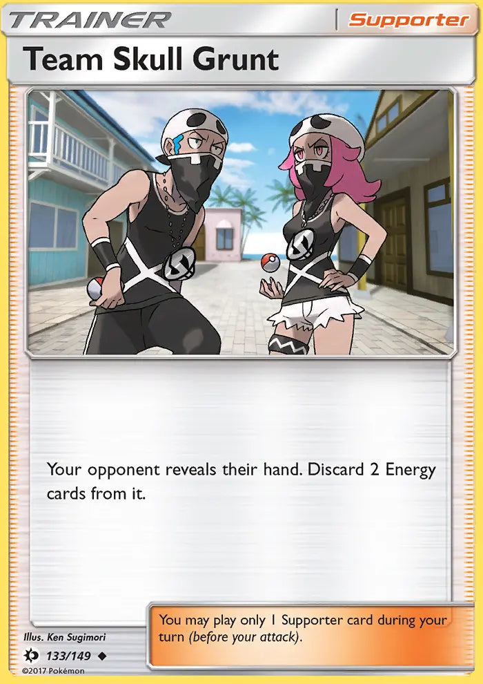 Team Skull Grunt 133 Sun & Moon Pokesingles
