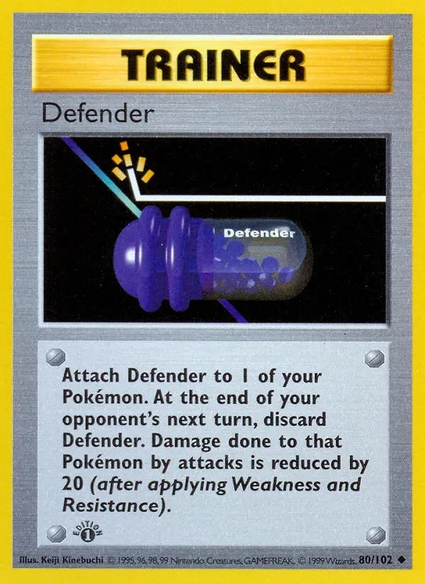Defender 80 Base Set Pokesingles
