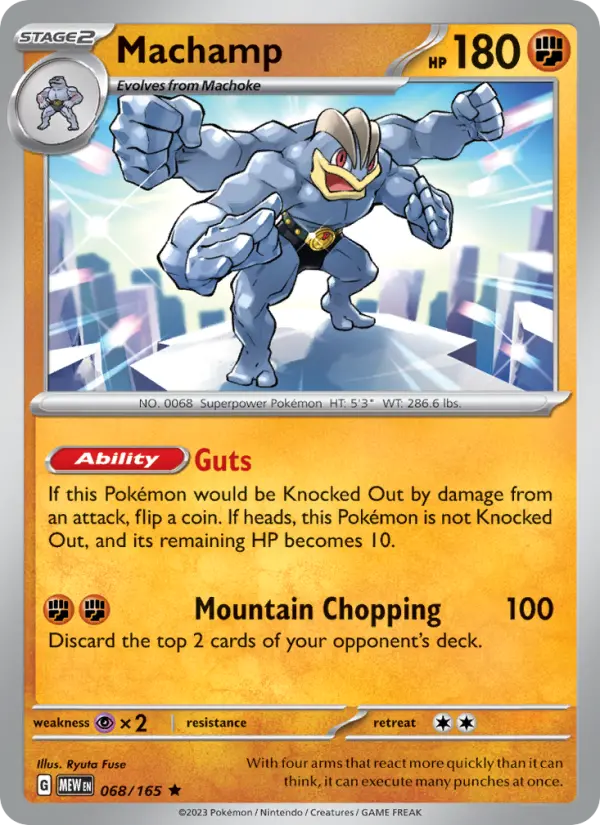 Machamp 68 151 Pokesingles