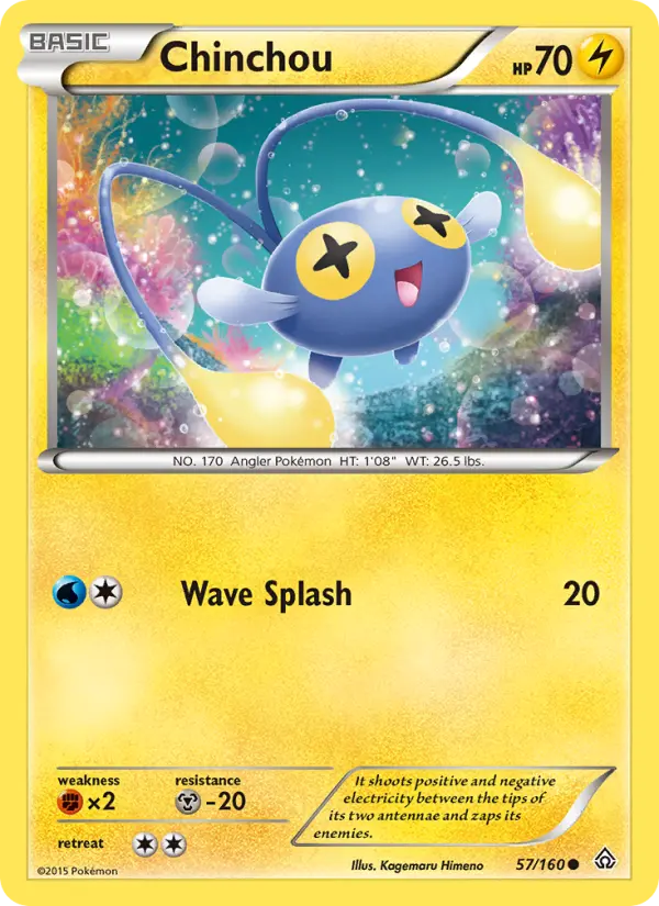 Chinchou 57 Primal Clash Pokesingles
