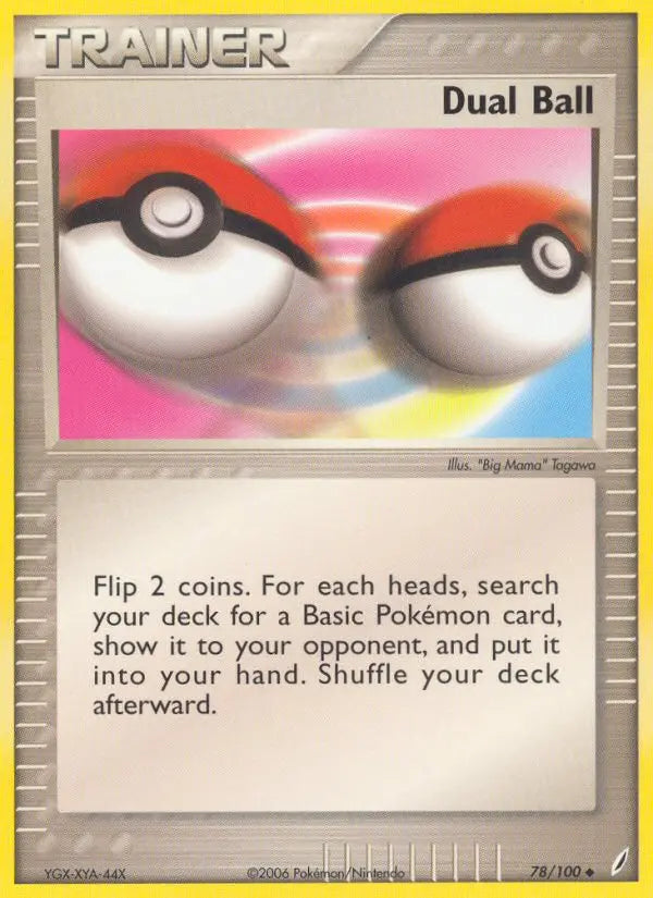 Dual Ball 78 Crystal Guardians Pokesingles