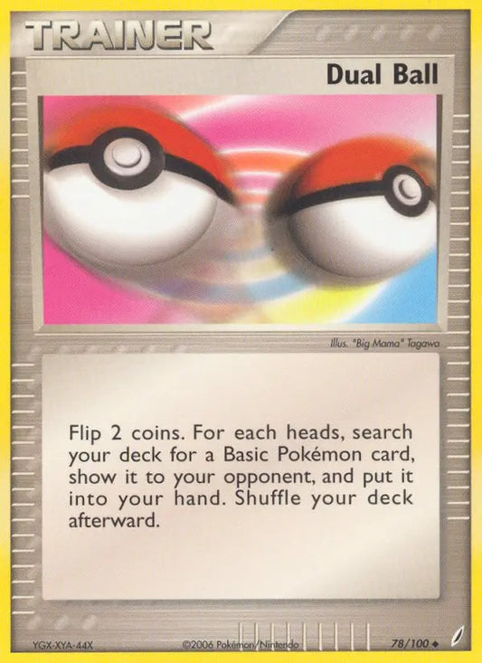 Dual Ball 78 Crystal Guardians Pokesingles