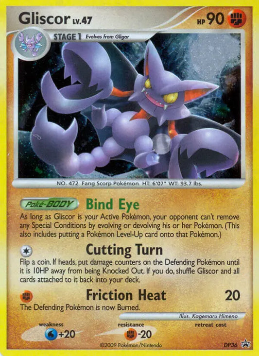 Gliscor DP36 DP Black Star Promos Pokesingles