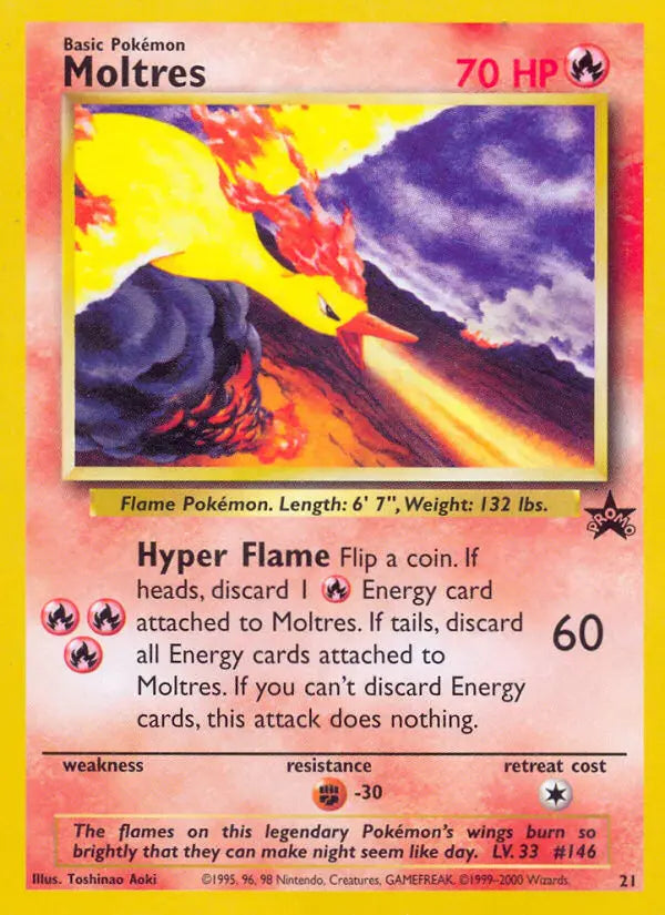 Moltres 21 Wizards Black Star Promos Pokesingles