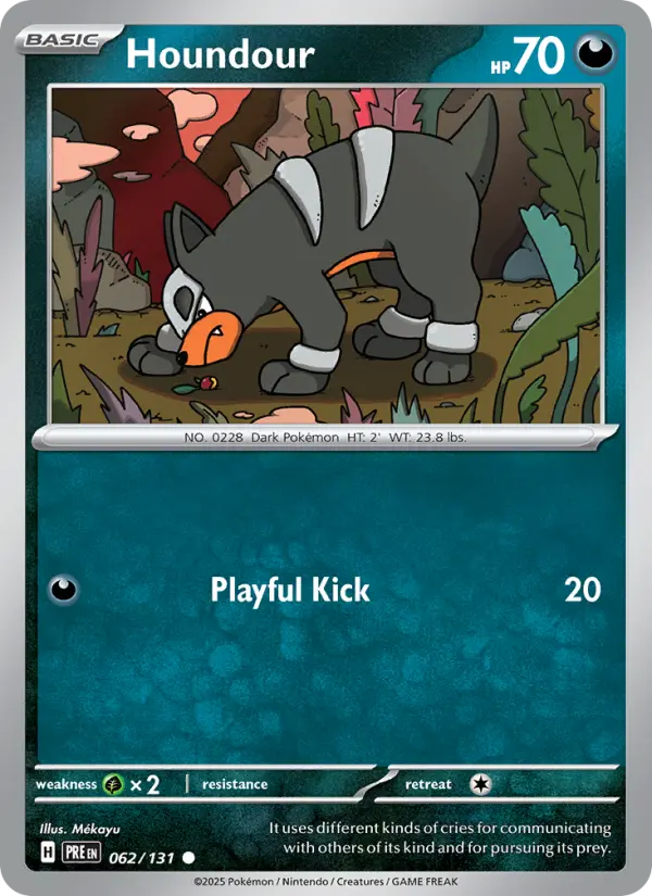 Houndour 62 Prismatic Evolutions Pokesingles