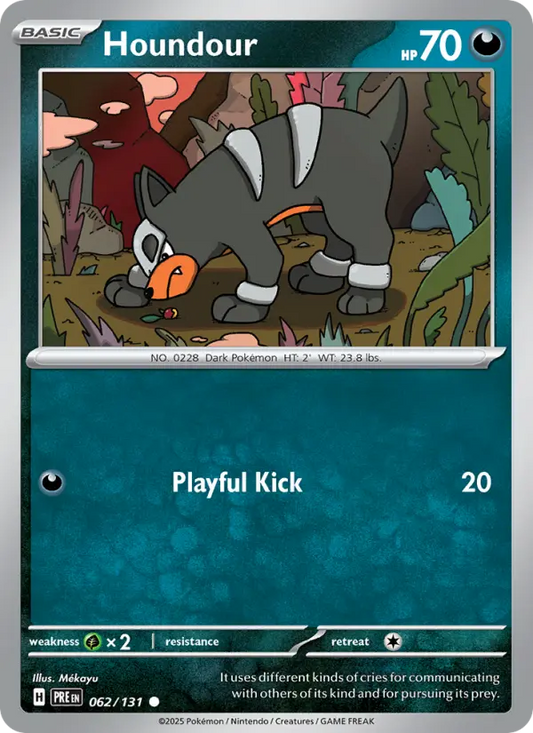 Houndour 62 Prismatic Evolutions Pokesingles
