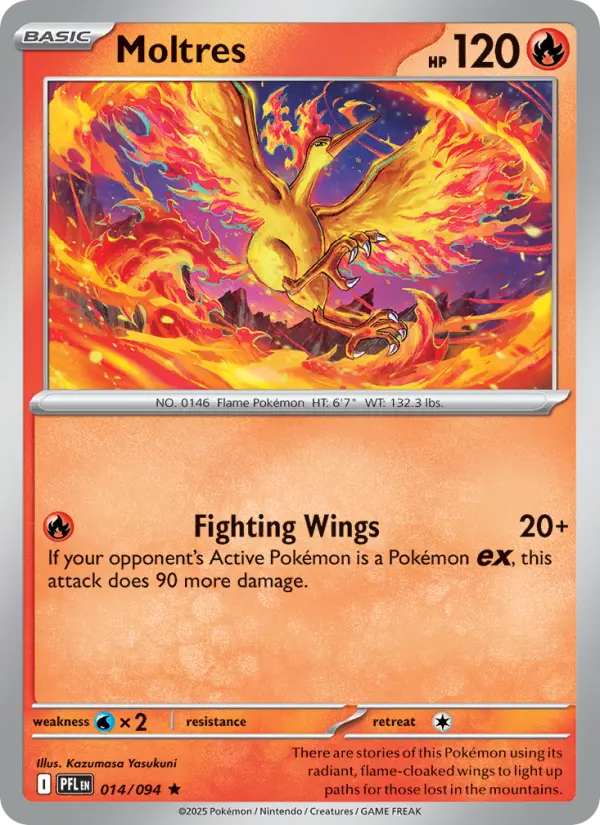 Moltres 14 Phantasmal Flames Pokesingles