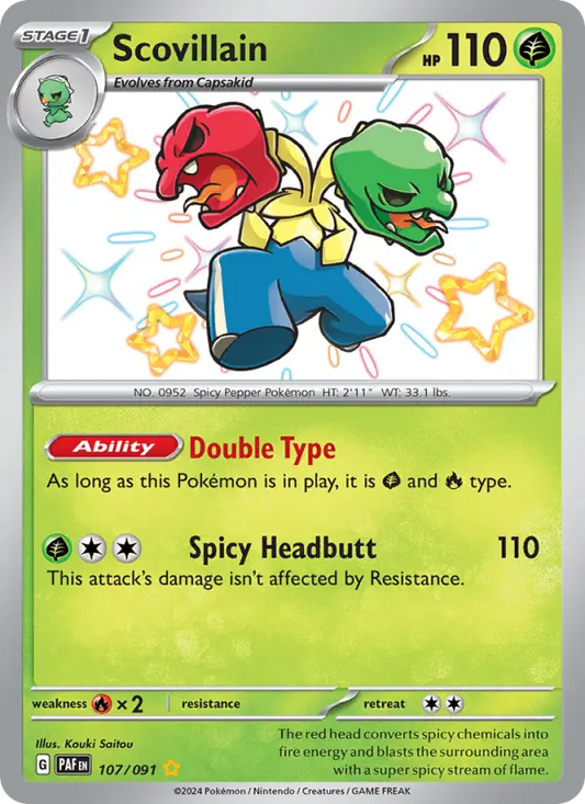 Scovillain 107 Paldean Fates Pokesingles