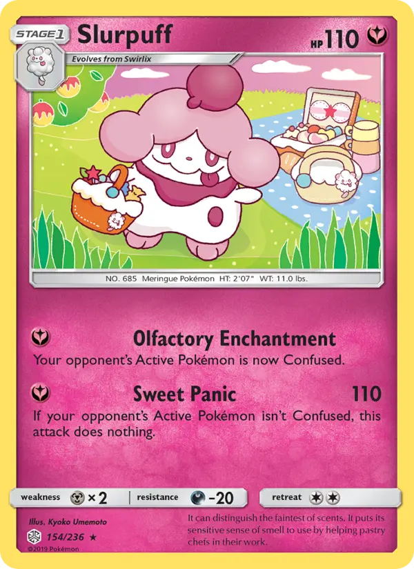 Slurpuff 154 Cosmic Eclipse Pokesingles
