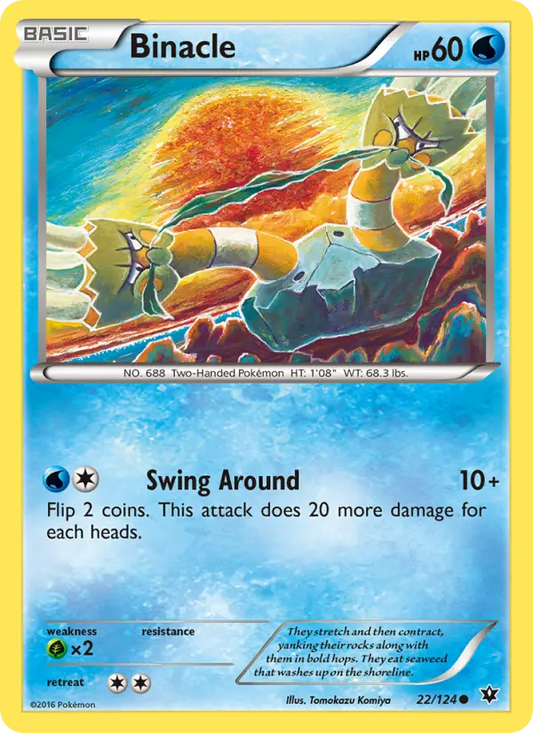 Binacle 22 Fates Collide Pokesingles