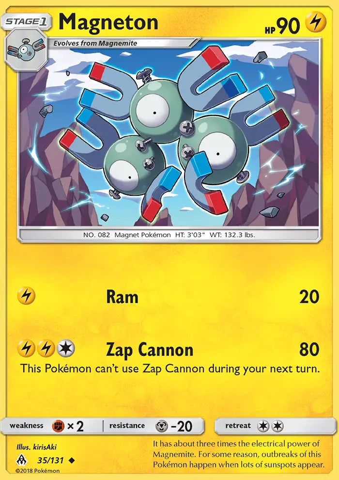 Magneton 35 Forbidden Light Pokesingles