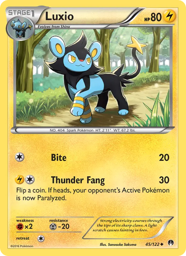 Luxio 45 BREAKpoint Pokesingles