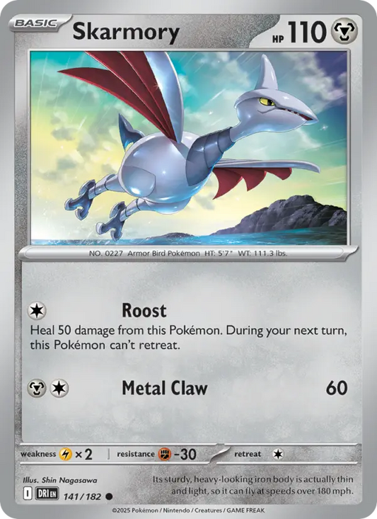 Skarmory 141 Destined Rivals Pokesingles