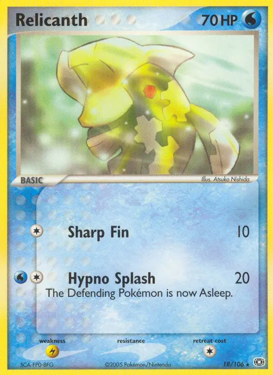 Relicanth 18 Emerald Pokesingles