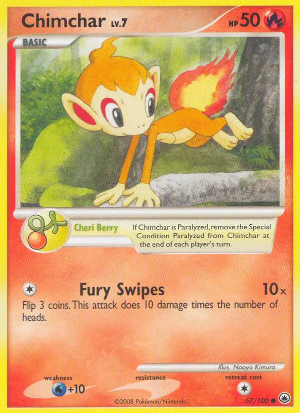 Chimchar 57 Majestic Dawn Pokesingles