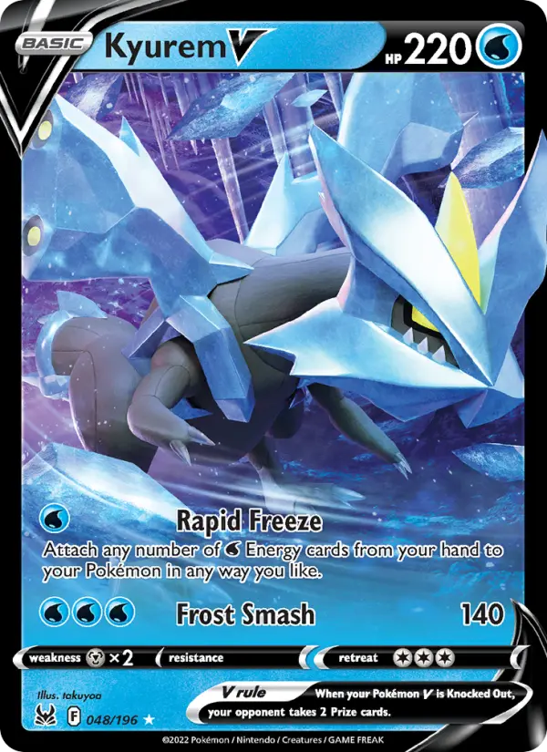 Kyurem V 48 Lost Origin Pokesingles