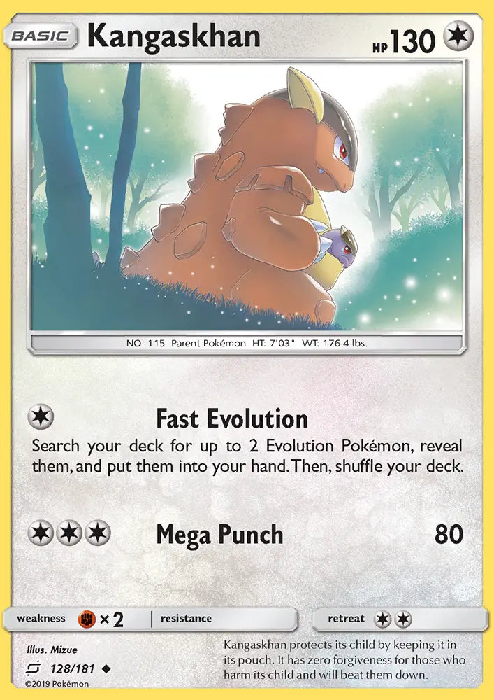 Kangaskhan 128 Team Up Pokesingles
