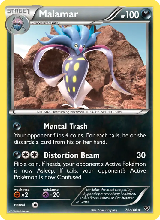 Malamar 76 XY Pokesingles