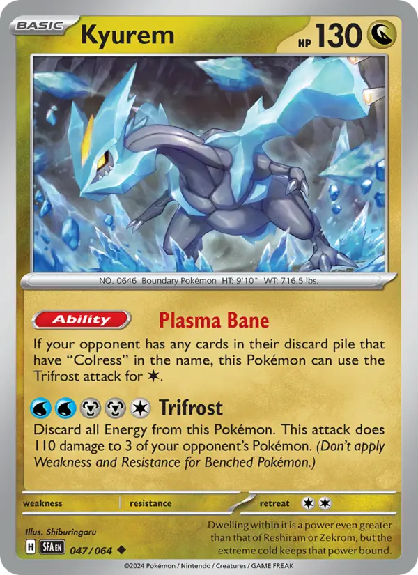 Kyurem 47 Shrouded Fable Pokesingles