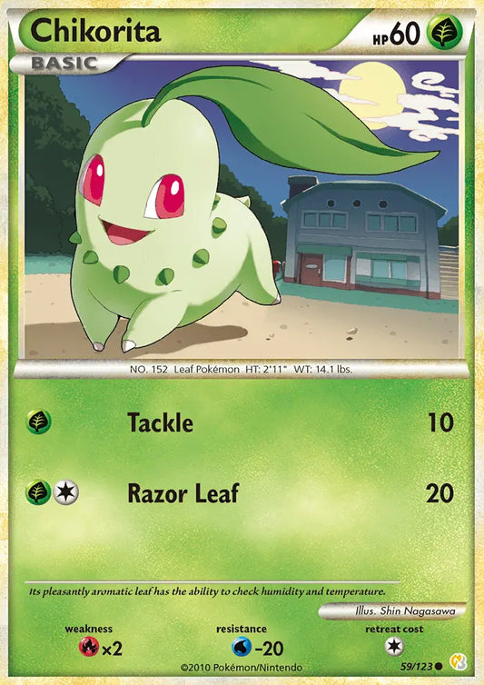Chikorita 59 HeartGold SoulSilver Pokesingles