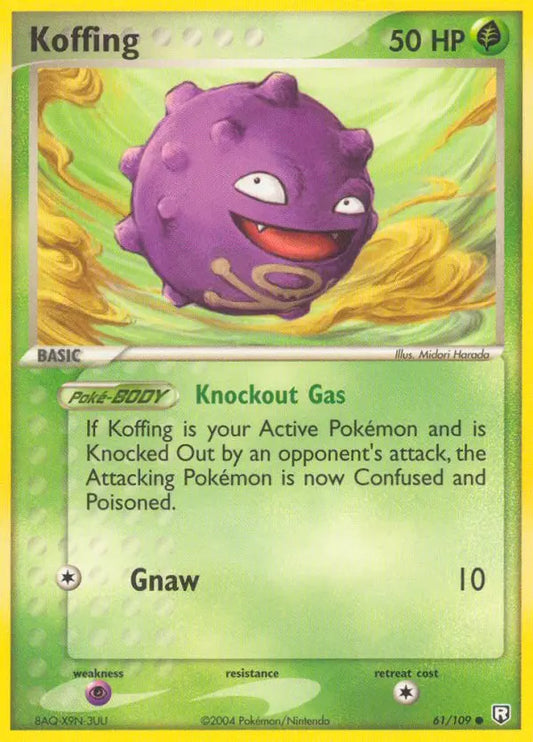 Koffing 61 Team Rocket Returns Pokesingles