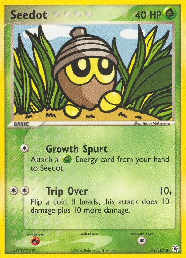 Seedot 71 Hidden Legends Pokesingles